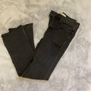 Madewell roadtripper skinny flare split hem edition 28